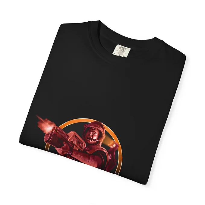 Blockbuster Graphic Over Tee – Oversized Movie Print T-Shirt for Retro Film Fans - Image 3