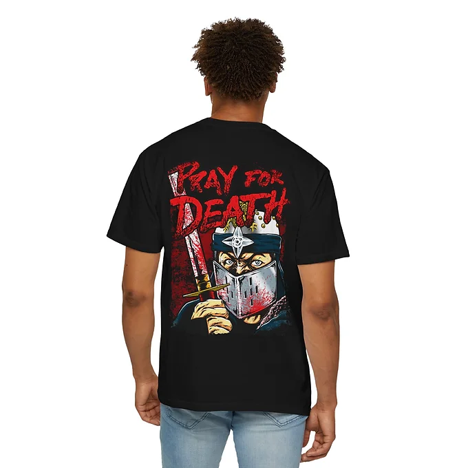 Men's Graphic Tee - Pray for Death Ninja T-Shirt (Copy) - Image 5